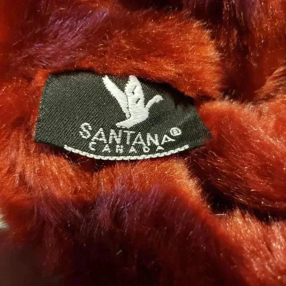 Santana Canada Sherpa Lined Knee Length Boots suede Leather Women's 8 M Red - Picture 9 of 9